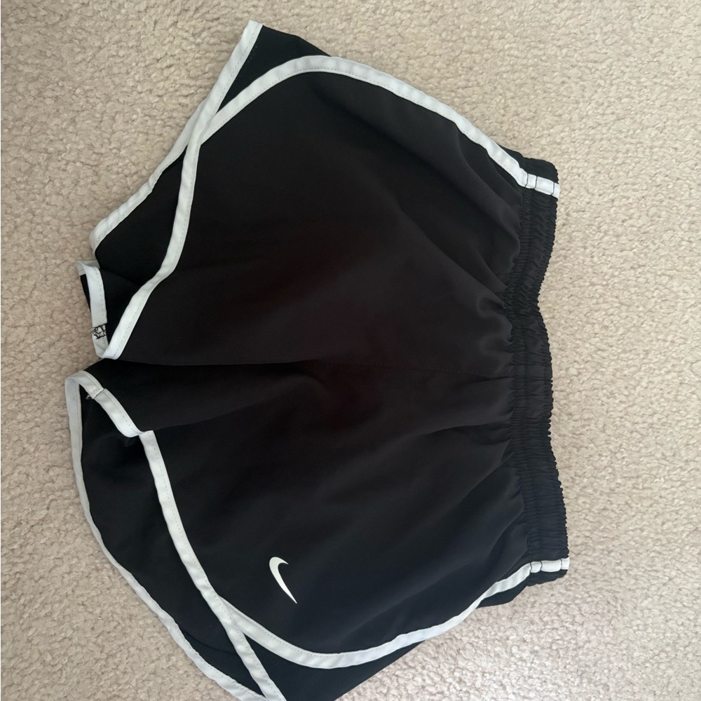 Nikekids Black and White Athletic Shorts
